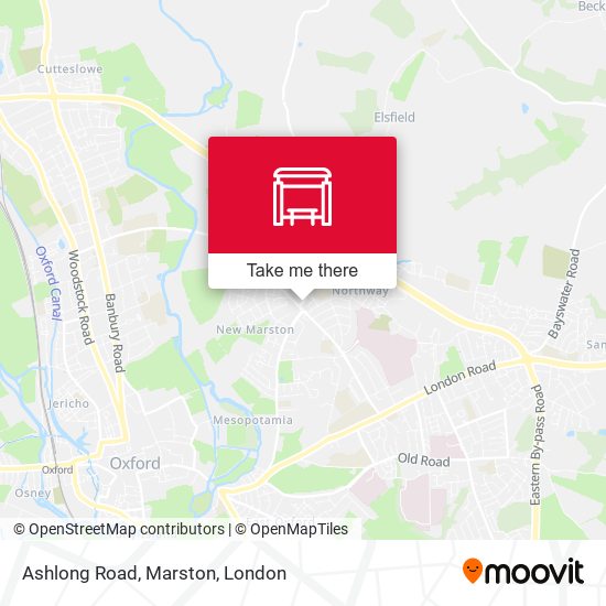 Ashlong Road, Marston map