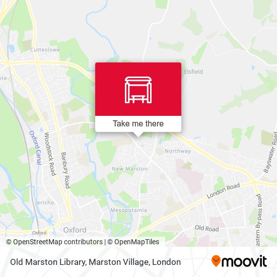 Old Marston Library, Marston Village map