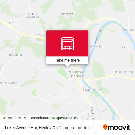 Luker Avenue Har, Henley-On-Thames map