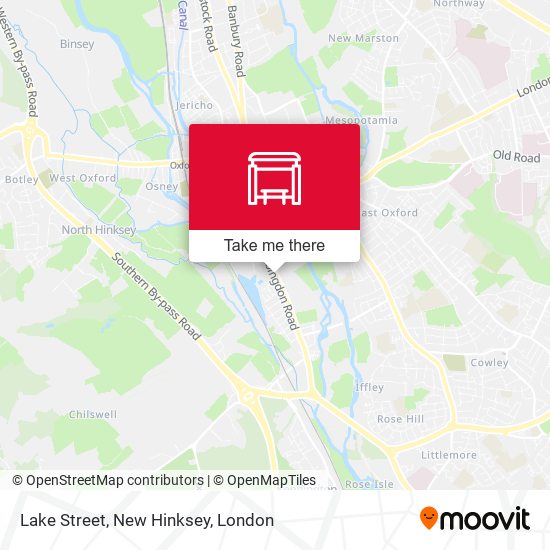 Lake Street, New Hinksey map