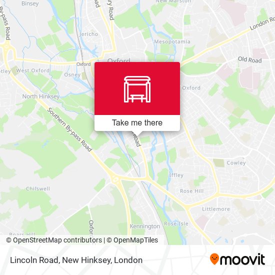 Lincoln Road, New Hinksey map
