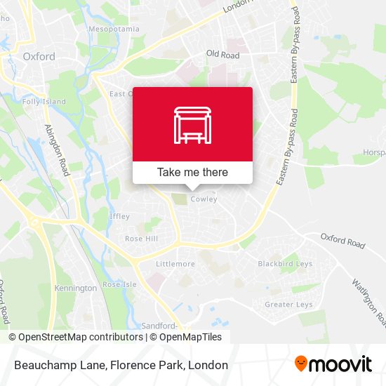 Beauchamp Lane, Florence Park map