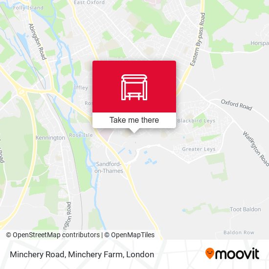 Minchery Road, Minchery Farm map