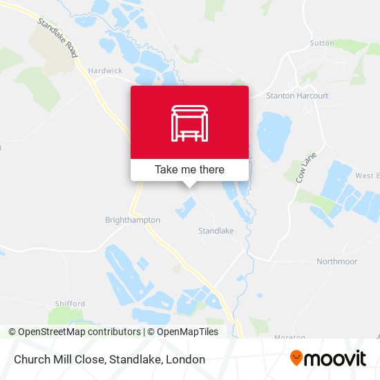 Church Mill Close, Standlake map