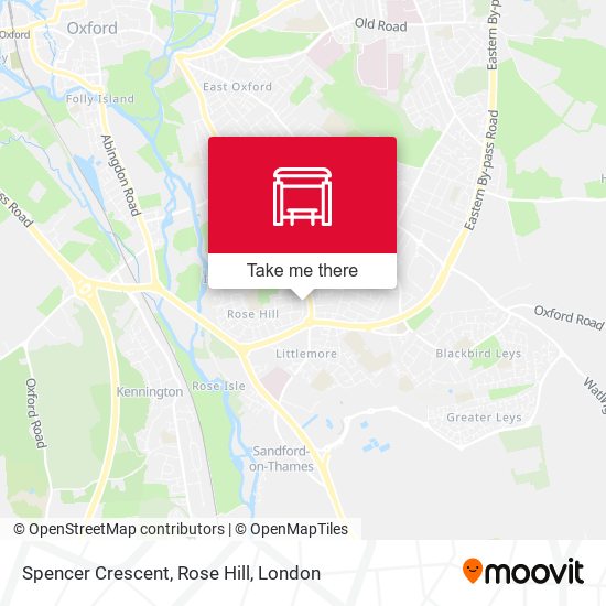 Spencer Crescent, Rose Hill map