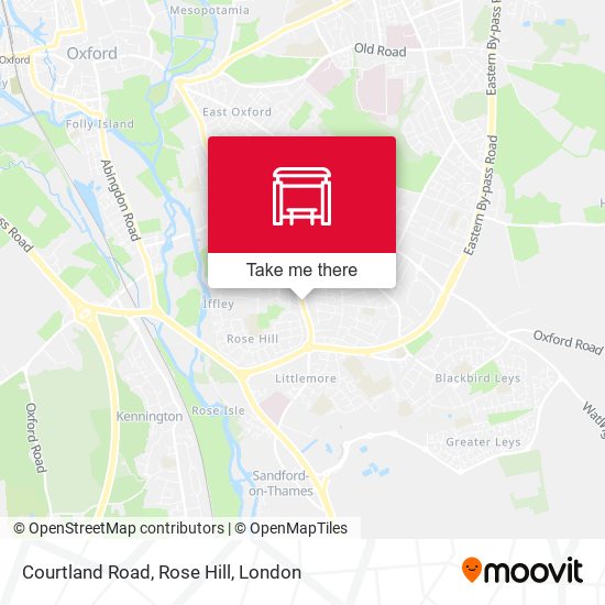 Courtland Road, Rose Hill map