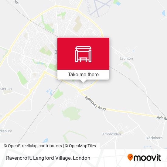 Ravencroft, Langford Village map