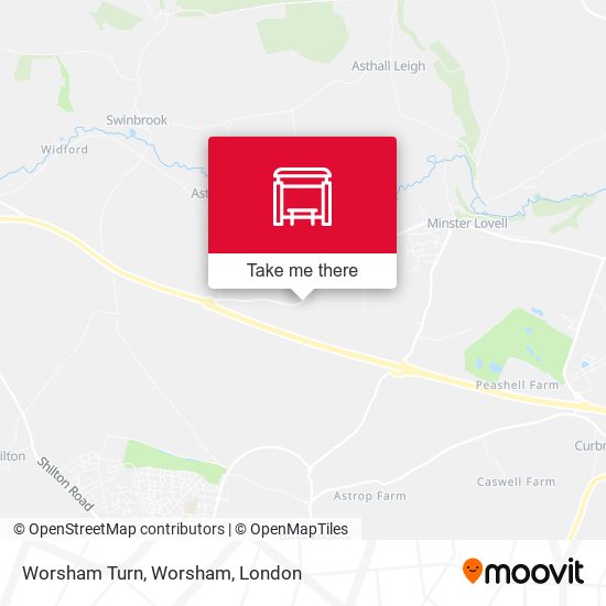 Worsham Turn, Worsham map