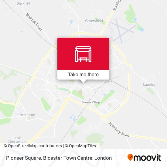 Pioneer Square, Bicester Town Centre map