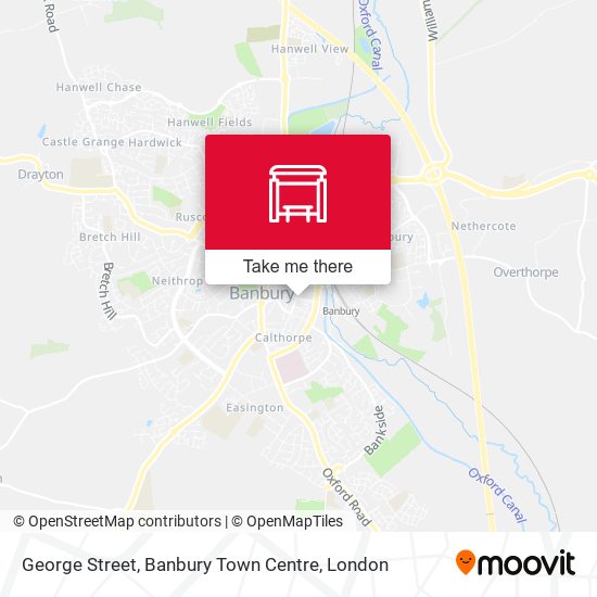 George Street, Banbury Town Centre map