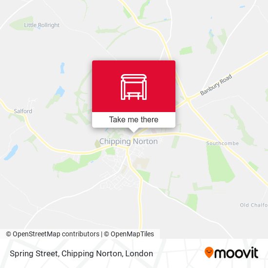 Spring Street, Chipping Norton map