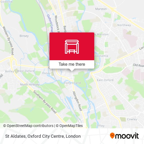St Aldates, Oxford City Centre map