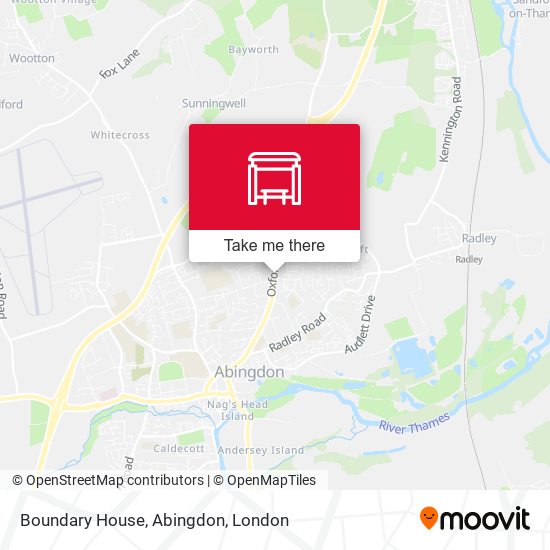 Boundary House, Abingdon map
