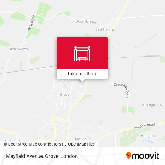 Mayfield Avenue, Grove map