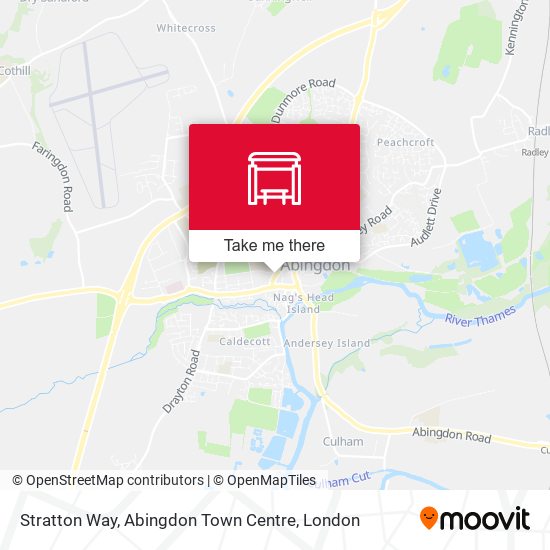 Stratton Way, Abingdon Town Centre map