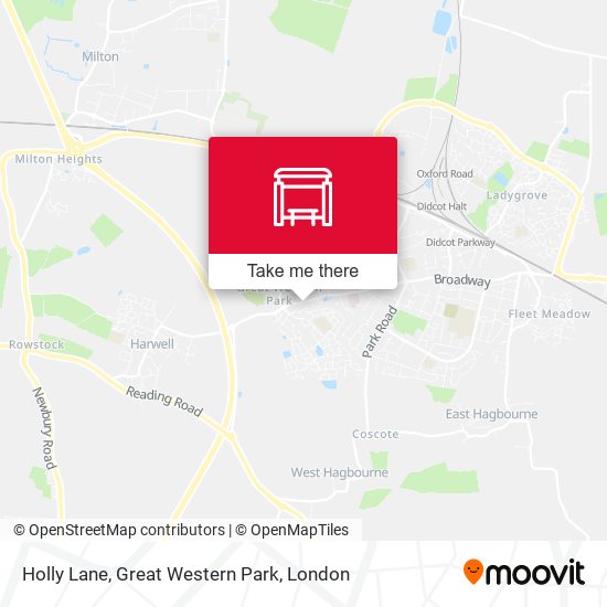Holly Lane, Great Western Park map