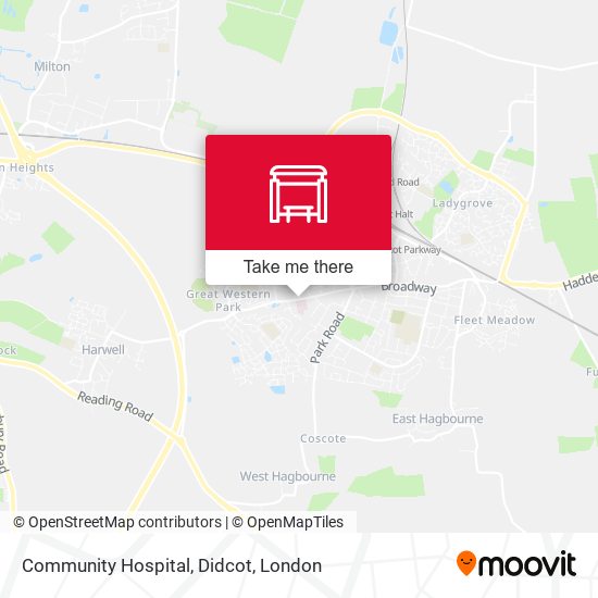 Community Hospital, Didcot map
