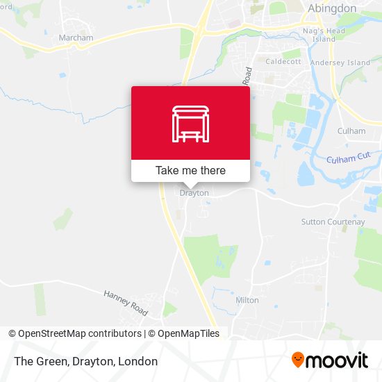 The Green, Drayton map