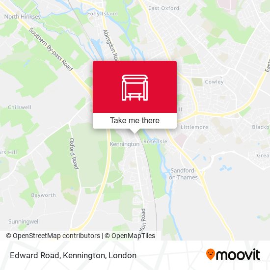 Edward Road, Kennington map