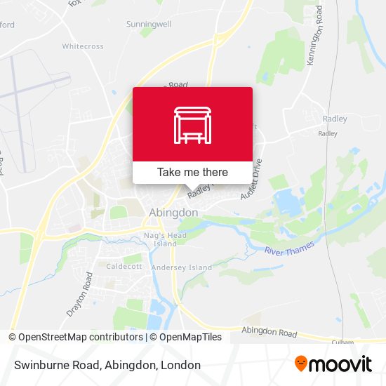 Swinburne Road, Abingdon map
