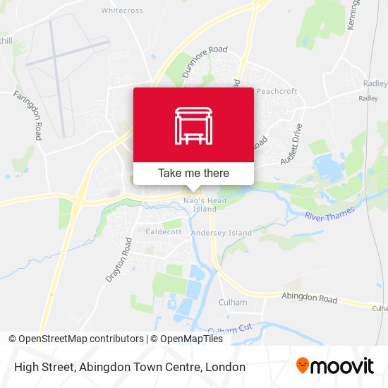 High Street, Abingdon Town Centre map