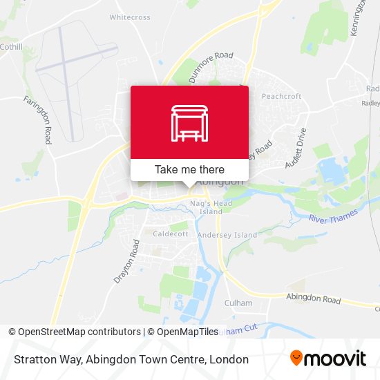 Stratton Way, Abingdon Town Centre map