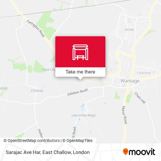 Sarajac Ave Har, East Challow map