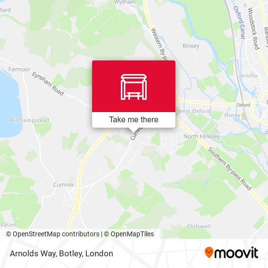 Arnolds Way, Botley map