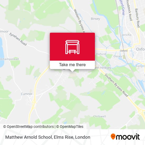 Matthew Arnold School, Elms Rise map