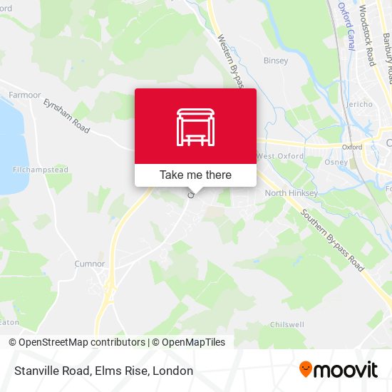 Stanville Road, Elms Rise map