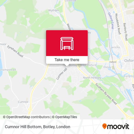 Cumnor Hill Bottom, Botley map