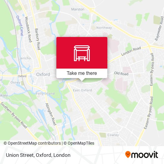 Union Street, Oxford map