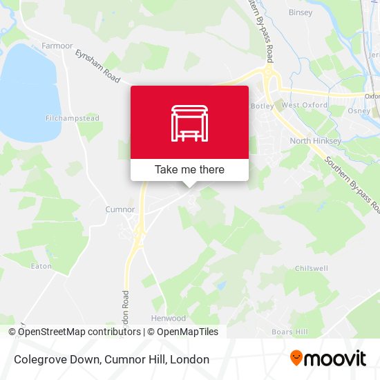 Colegrove Down, Cumnor Hill map