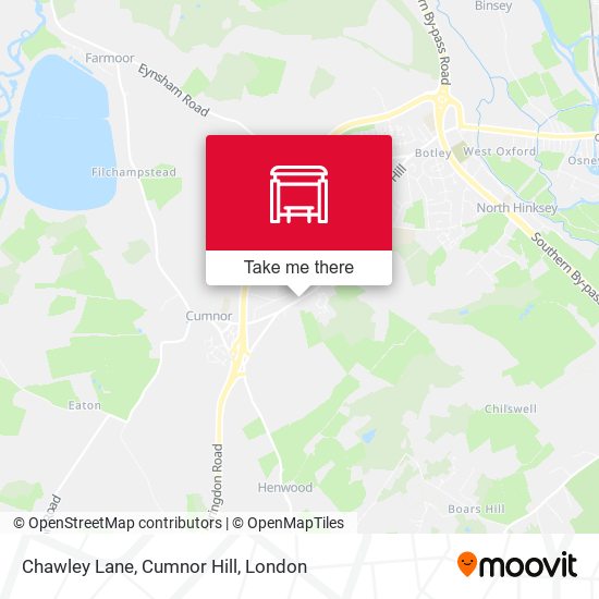 Chawley Lane, Cumnor Hill map