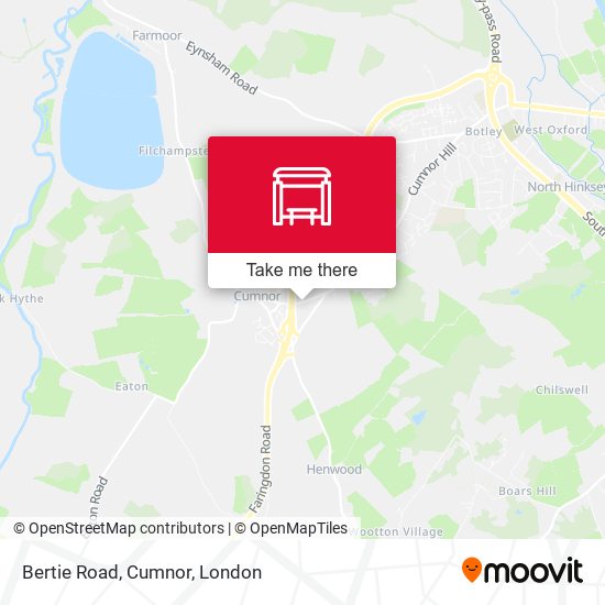 Bertie Road, Cumnor map