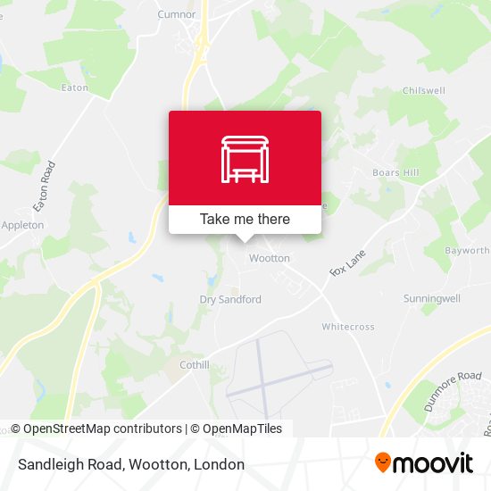 Sandleigh Road, Wootton map