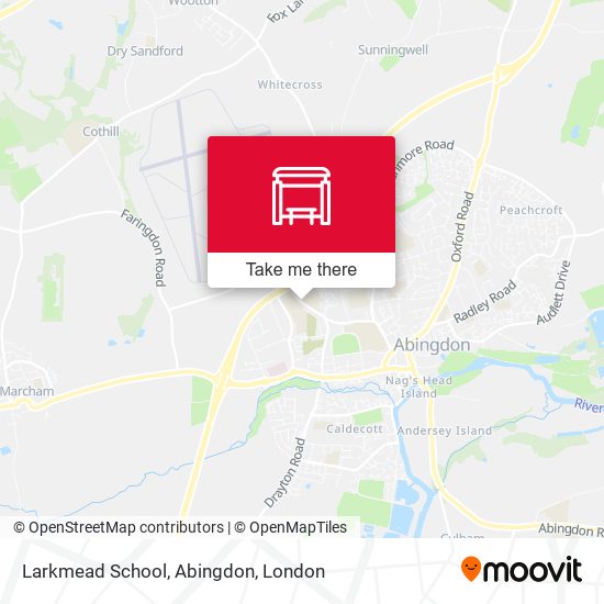 Larkmead School, Abingdon map