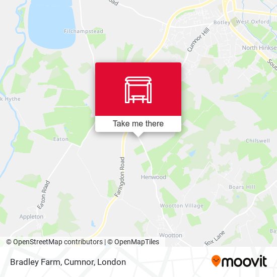 Bradley Farm, Cumnor map