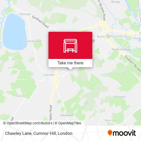 Chawley Lane, Cumnor Hill map