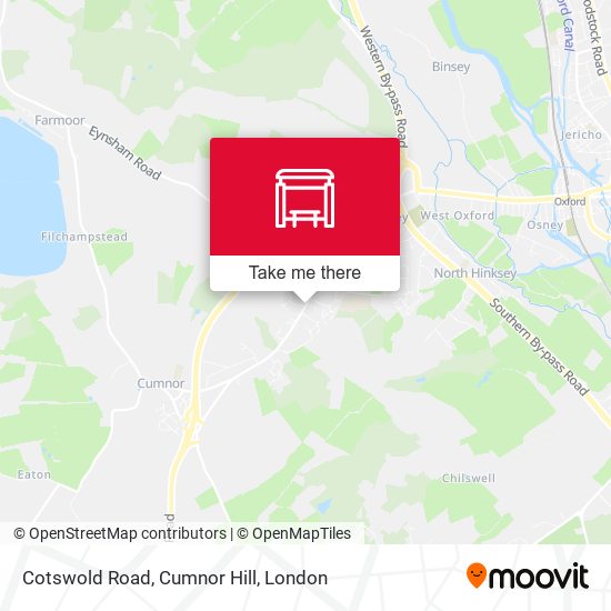Cotswold Road, Cumnor Hill map
