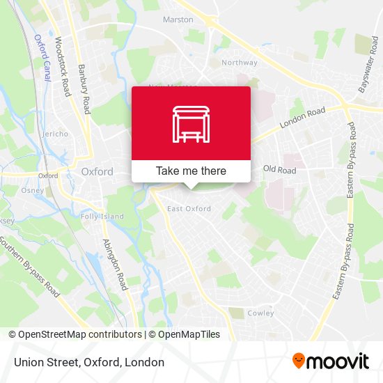 Union Street, Oxford map
