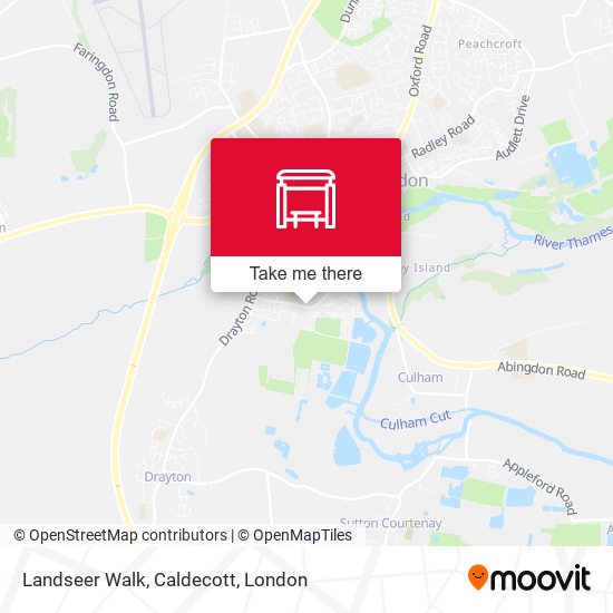 Landseer Walk, Caldecott map