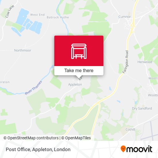 Post Office, Appleton map
