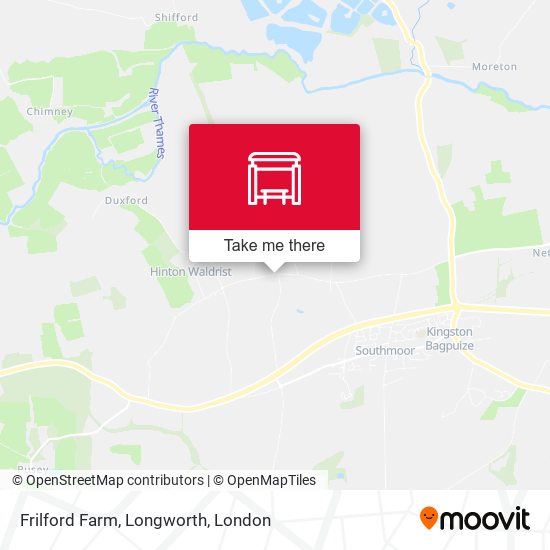 Frilford Farm, Longworth map