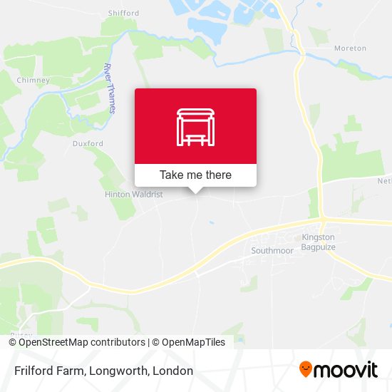 Frilford Farm, Longworth map