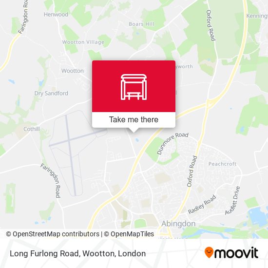 Long Furlong Road, Wootton map