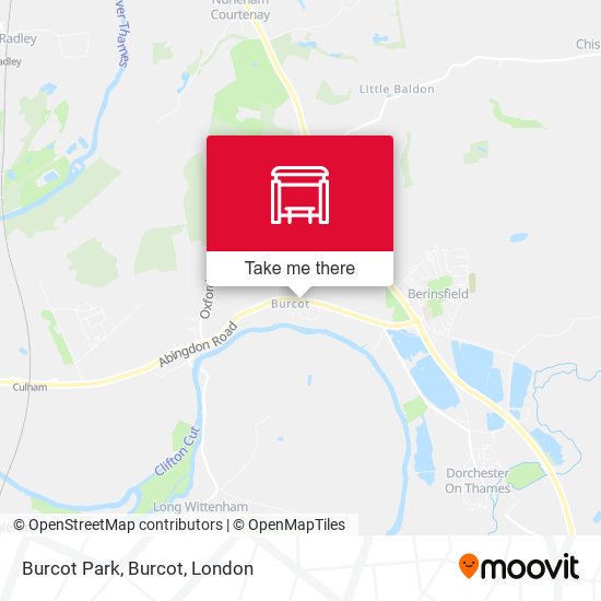 Burcot Park, Burcot map