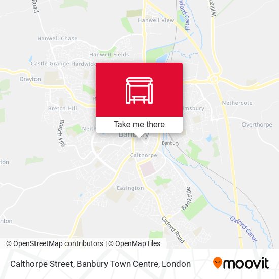 Calthorpe Street, Banbury Town Centre map