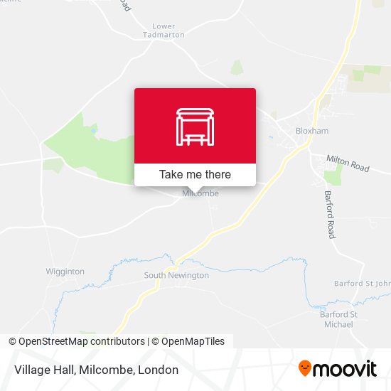 Village Hall, Milcombe map