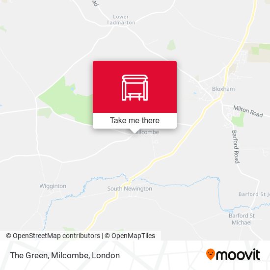 The Green, Milcombe map